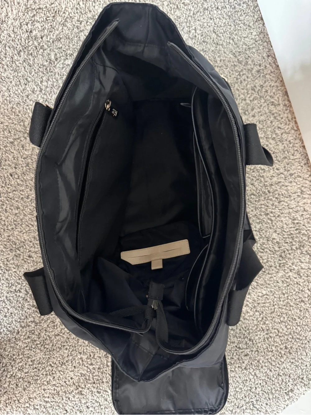 Black BEIs Pumping Tote Bag